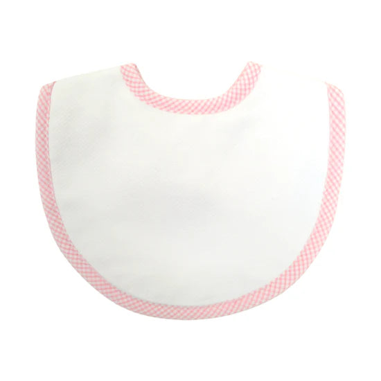 Check Burp Cloth Medium Bib (9" x 12.5")