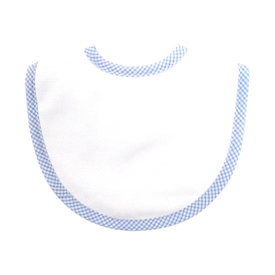 Check Burp Cloth Medium Bib (9" x 12.5")