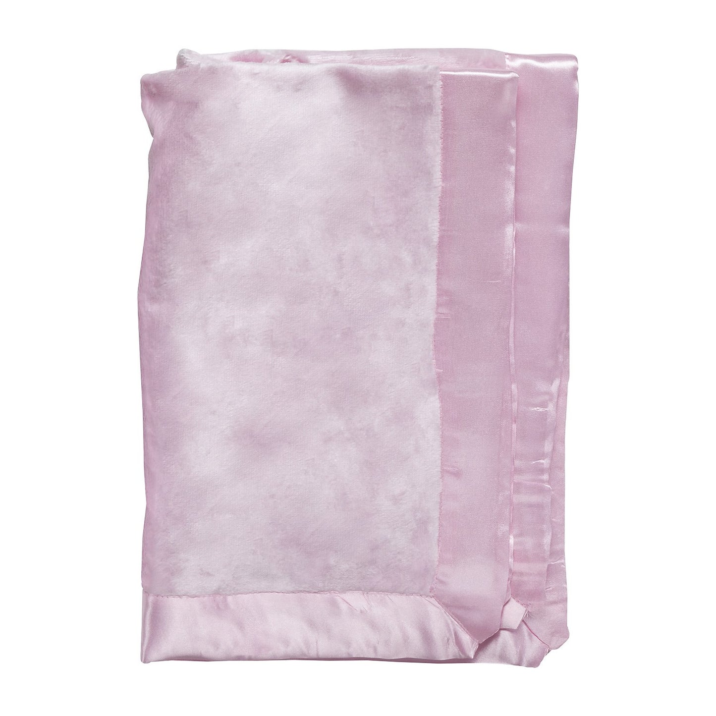Satin Trim Tahoe Microfleece Baby Blanket